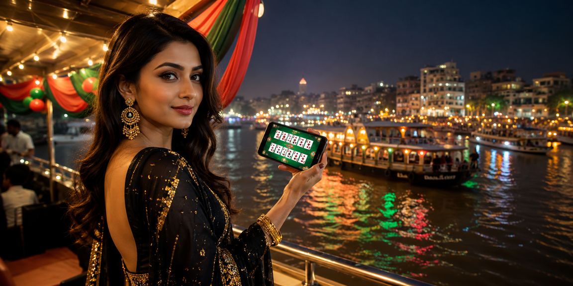 বরিশালে ds160 রামি গেম উপভোগরত খেলোয়াড়