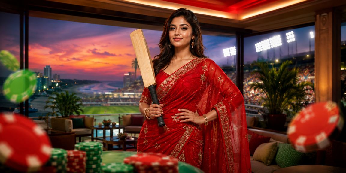 কক্সবাজারে শাড়ি পরিহিতা নারী ds160 - এ ক্রিকেট বেটিং করছেন